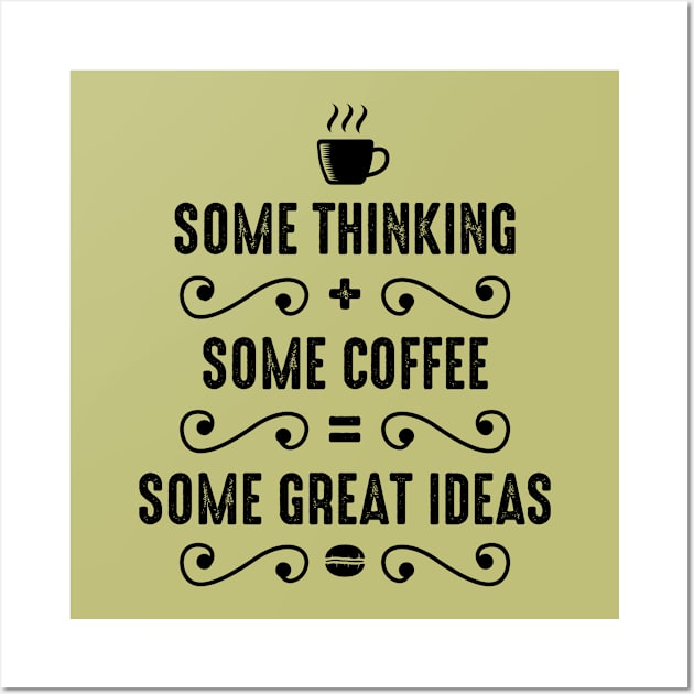 Motivation Some Coffee Wall Art by Saldi